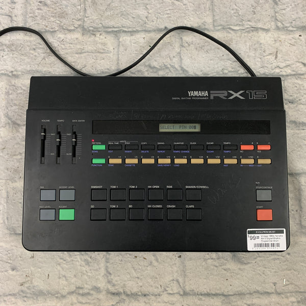 Vintage 1980s Yamaha RX15 Digital Rhythm Programmer Drum Machine ...