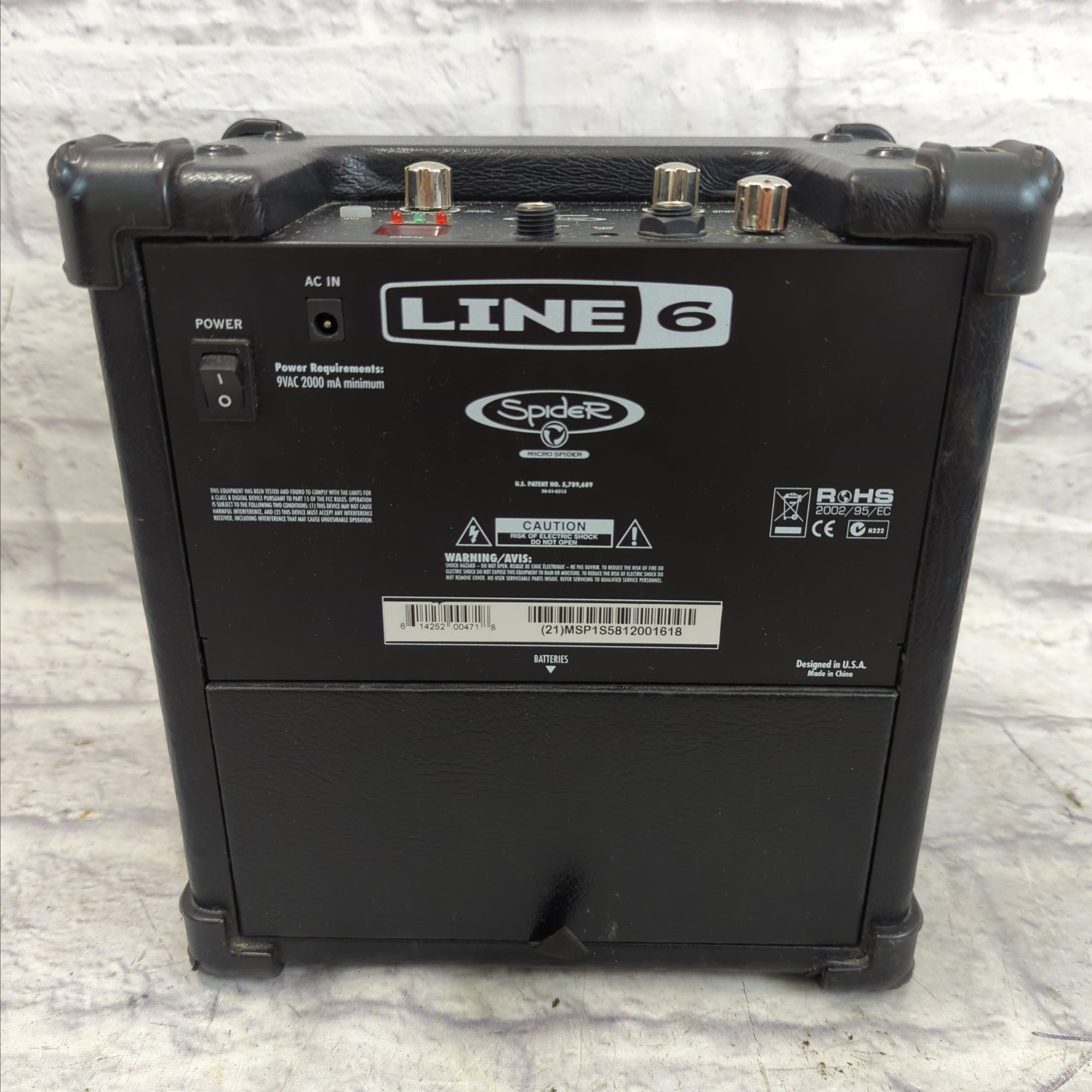 Line 6 Micro Spider 6-Watt 1x6.5" Digital Modeling Guitar Practice Amp