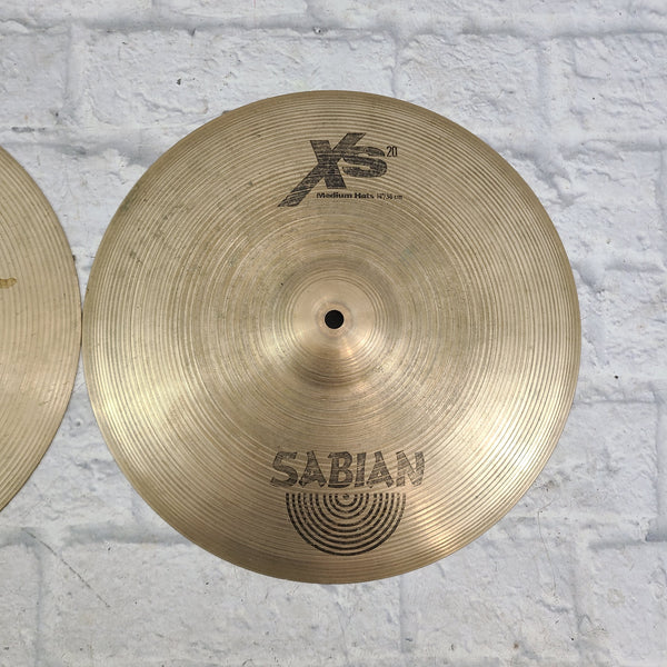 Sabian XS20 14" Hi Hat (Pair) Hi Hats Evolution Music