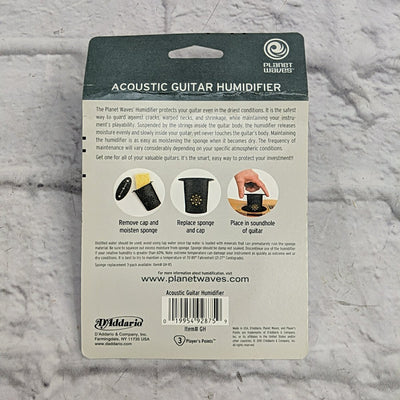 Planet Waves Guitar Humidifer Acoustic (NOS)