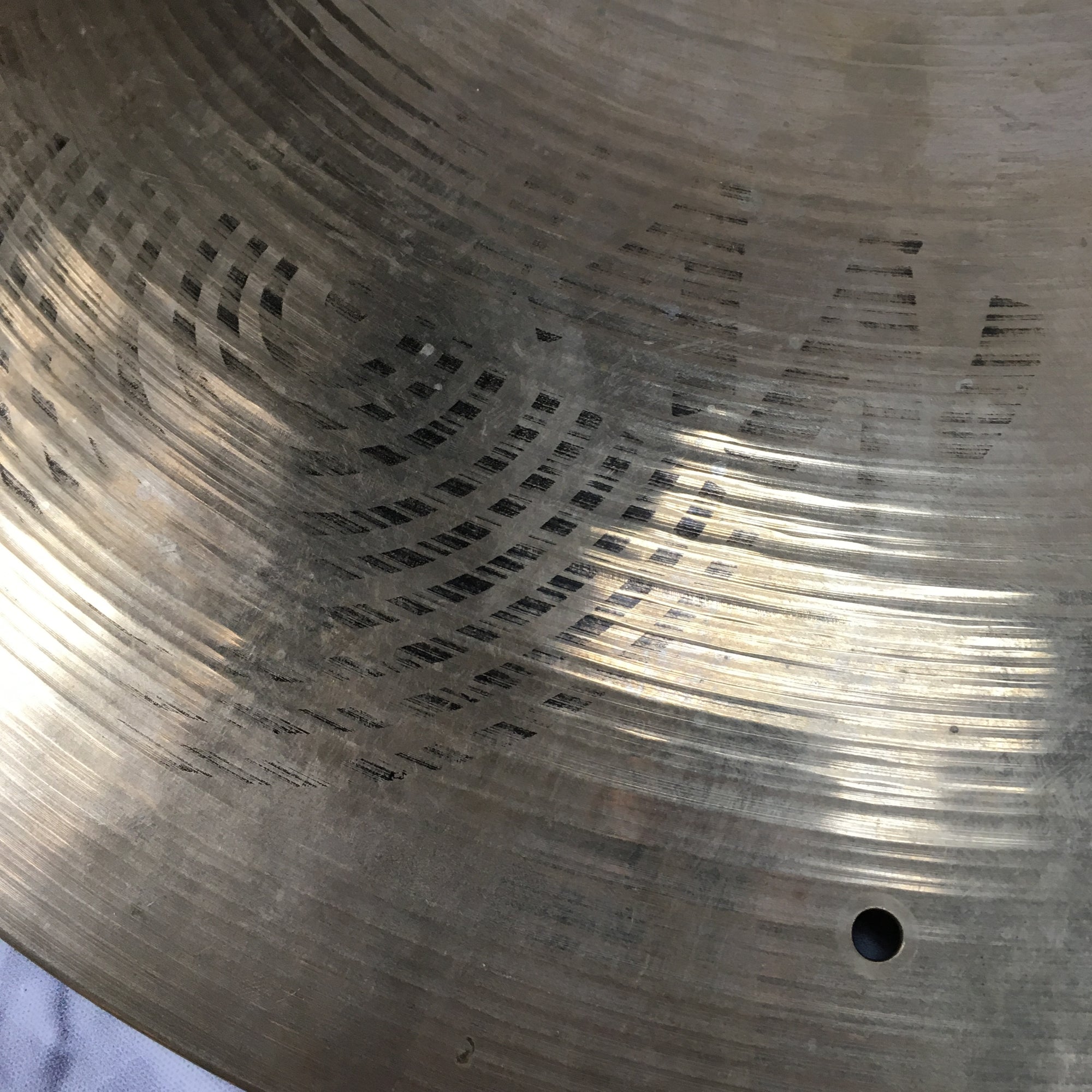 Sabian 16in AA Rock Crash with Factory Rivet Holes