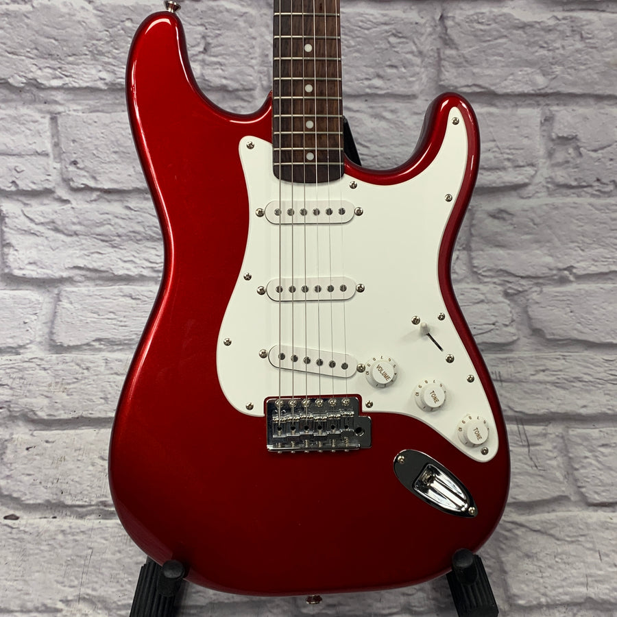 Squier Affinity Strat Electric Guitar Candy Red
