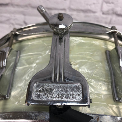 Ludwig 1960 White Marine Pearl Snare Drum