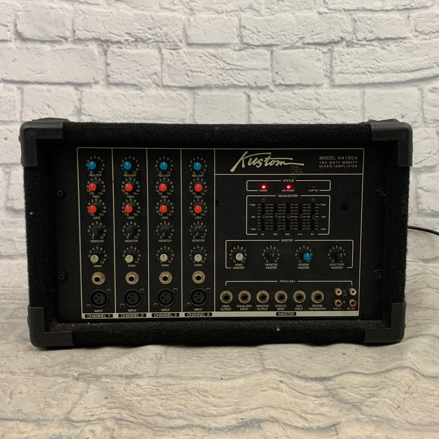 Kustom K4160A Powered Mixer AS IS