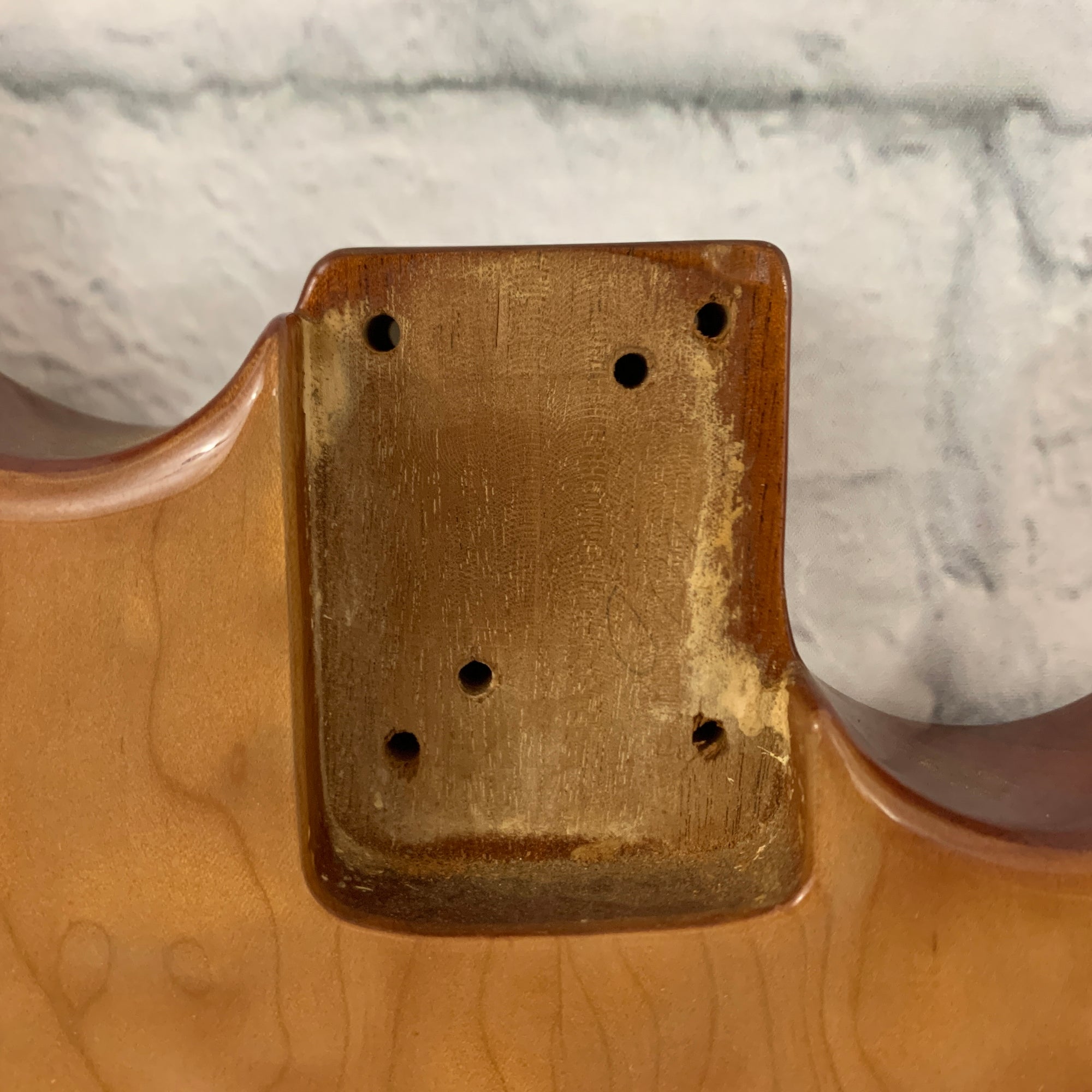 WD Strat-Style Quilted Maple Over Mahogany Electric Guitar Body