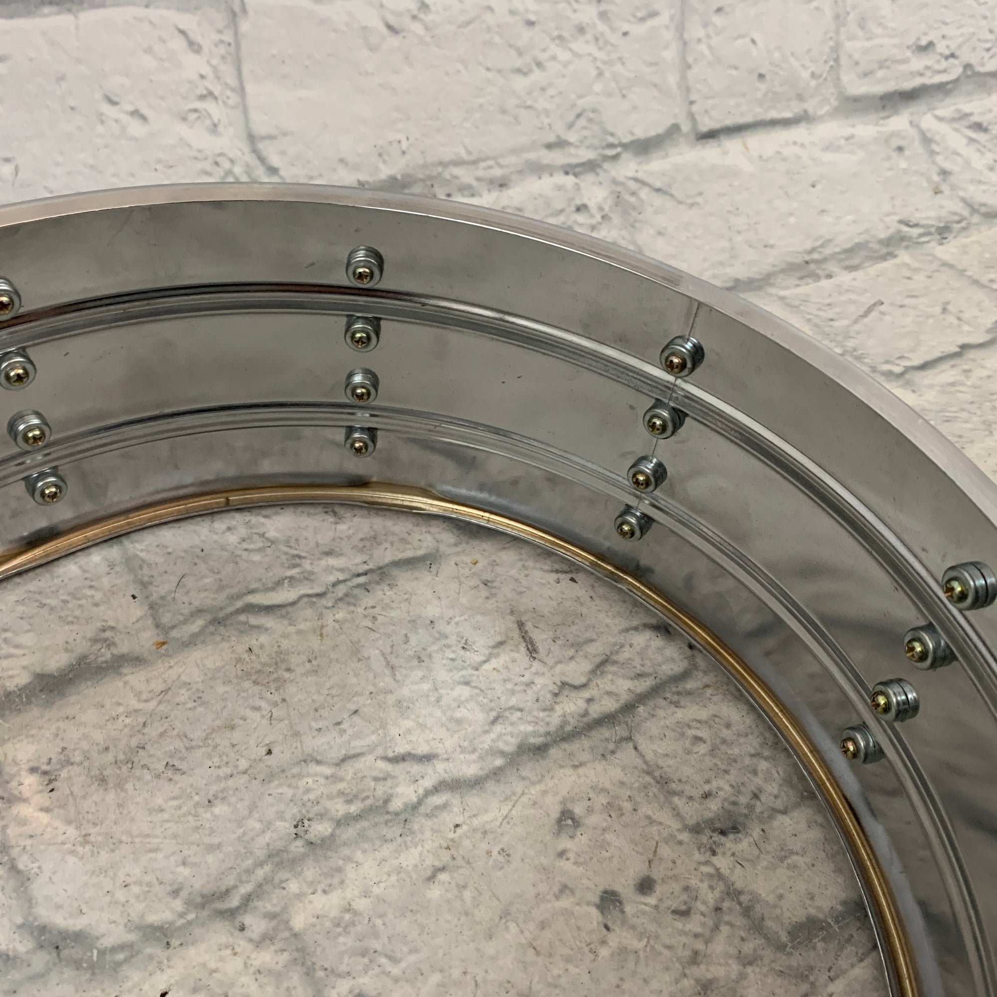 Unknown 10 Lug Steel Snare Shell