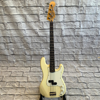 1989 Squier Precision Bass Made in Korea Vintage White