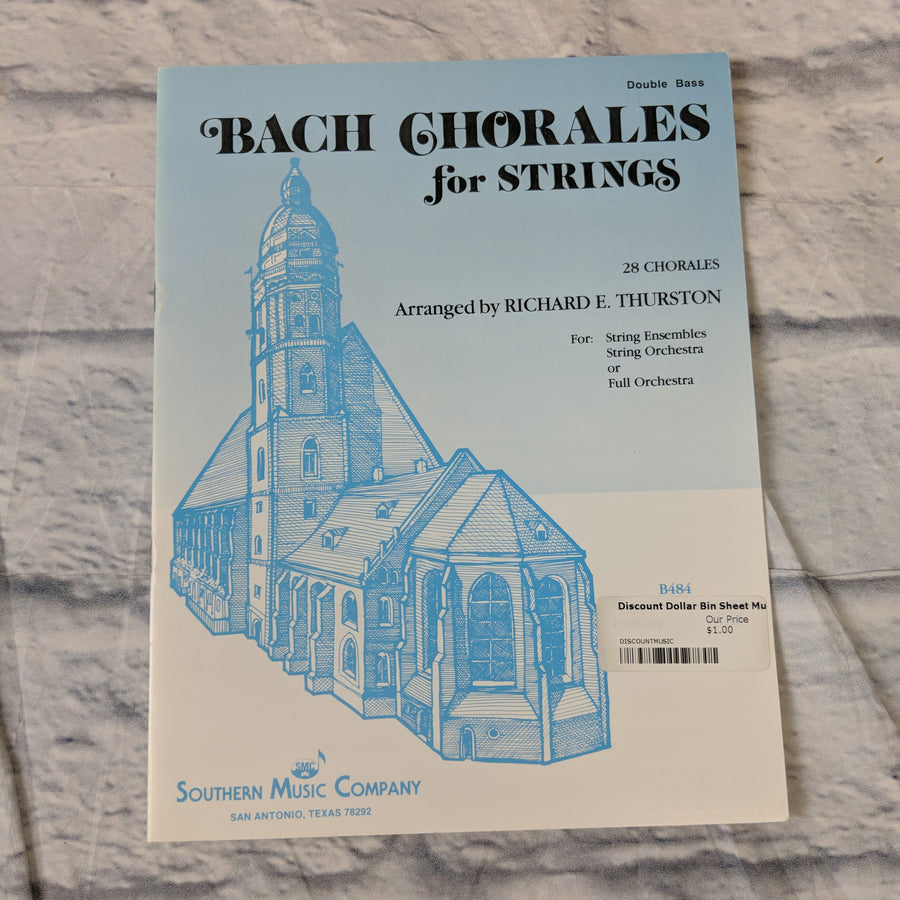 Bach Chorales for strings for  Double Bass