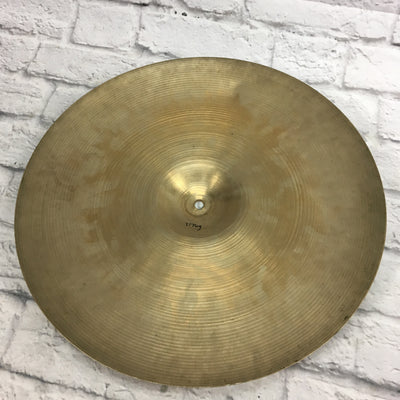 Vintage 1970s Zildjian 20in Ride Cymbal