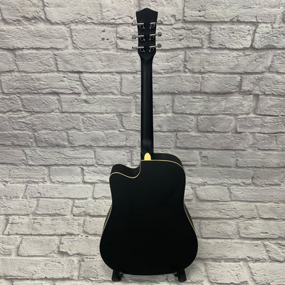 Glarry GT502 Acoustic Guitar Black