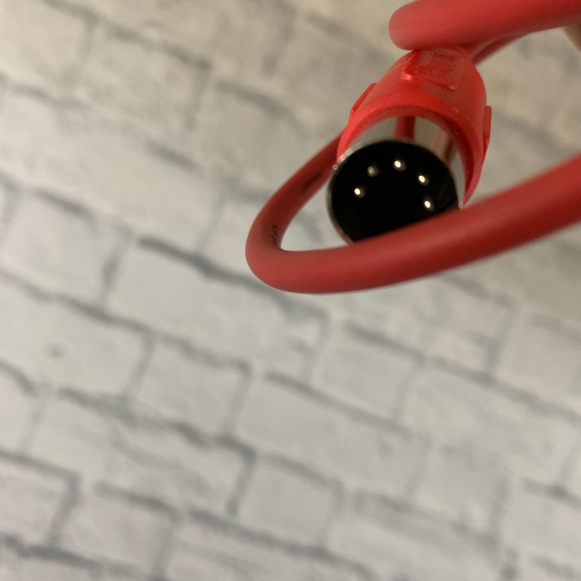 3ft 5-PIN MIDI Cable - Red