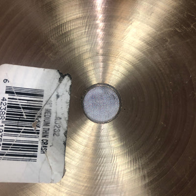 Zildjian 18 A Medium Thin Crash Cymbal