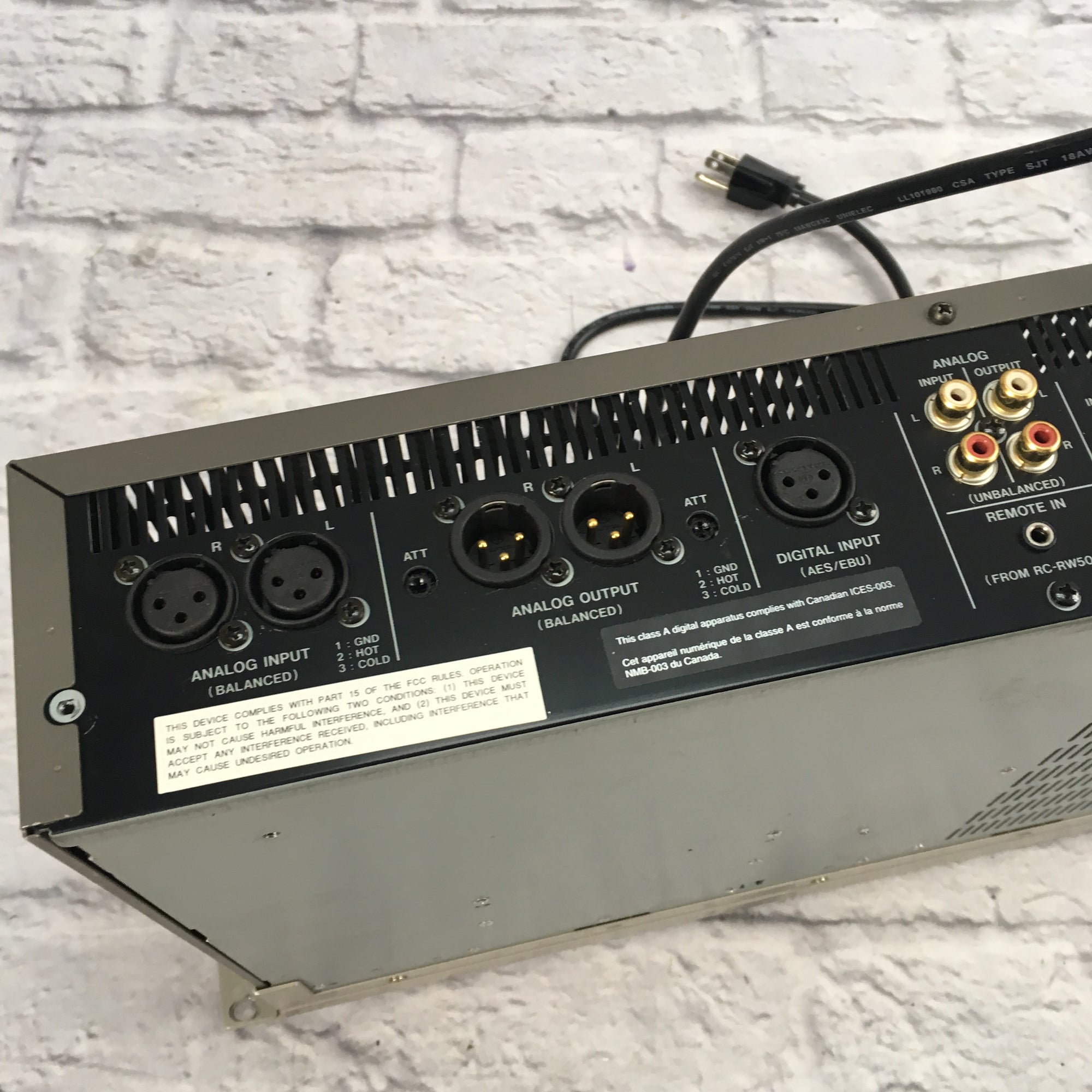 Tascam CD-RW5000 Rack Mountable Recorder
