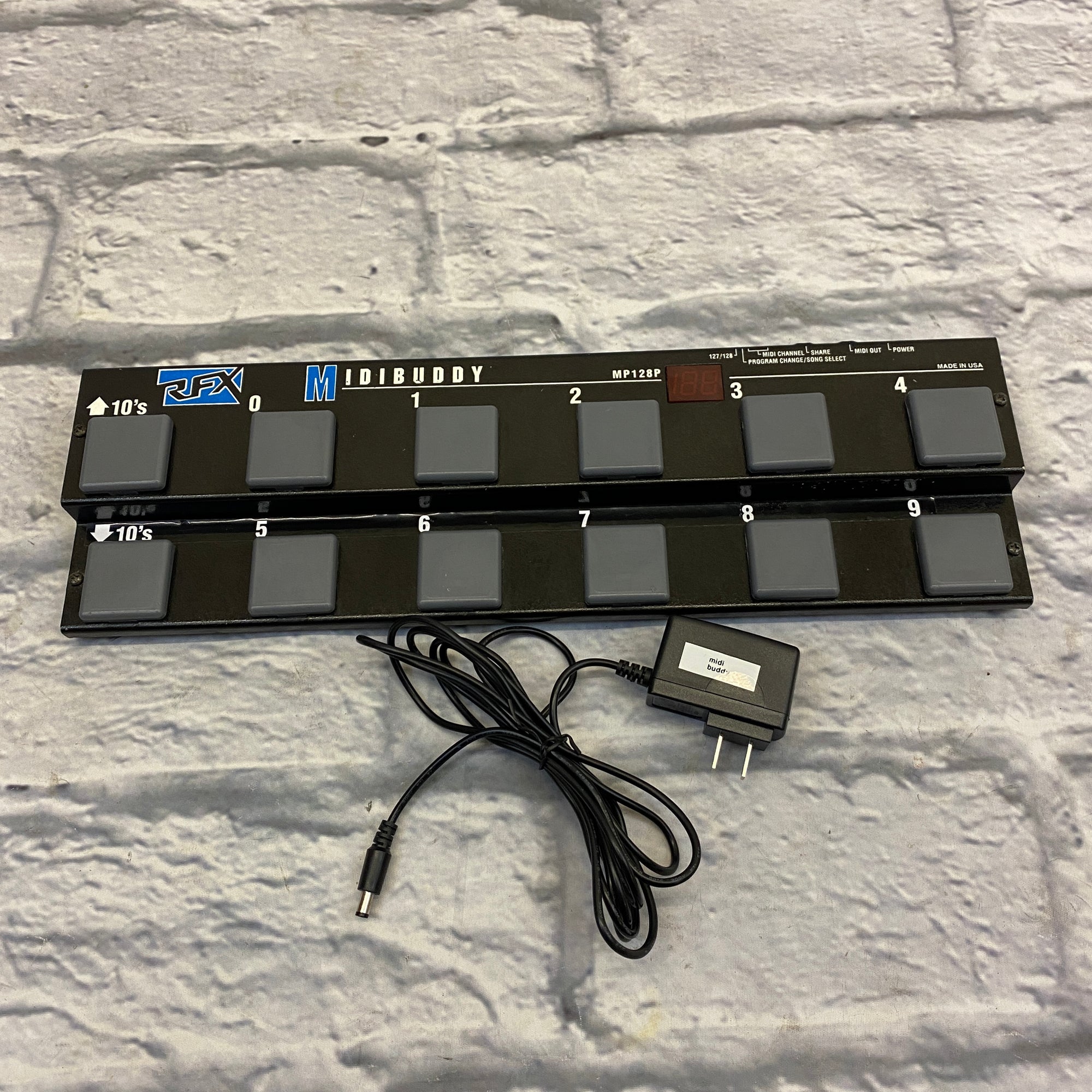 RFX MP128P Midibuddy Foot Controller
