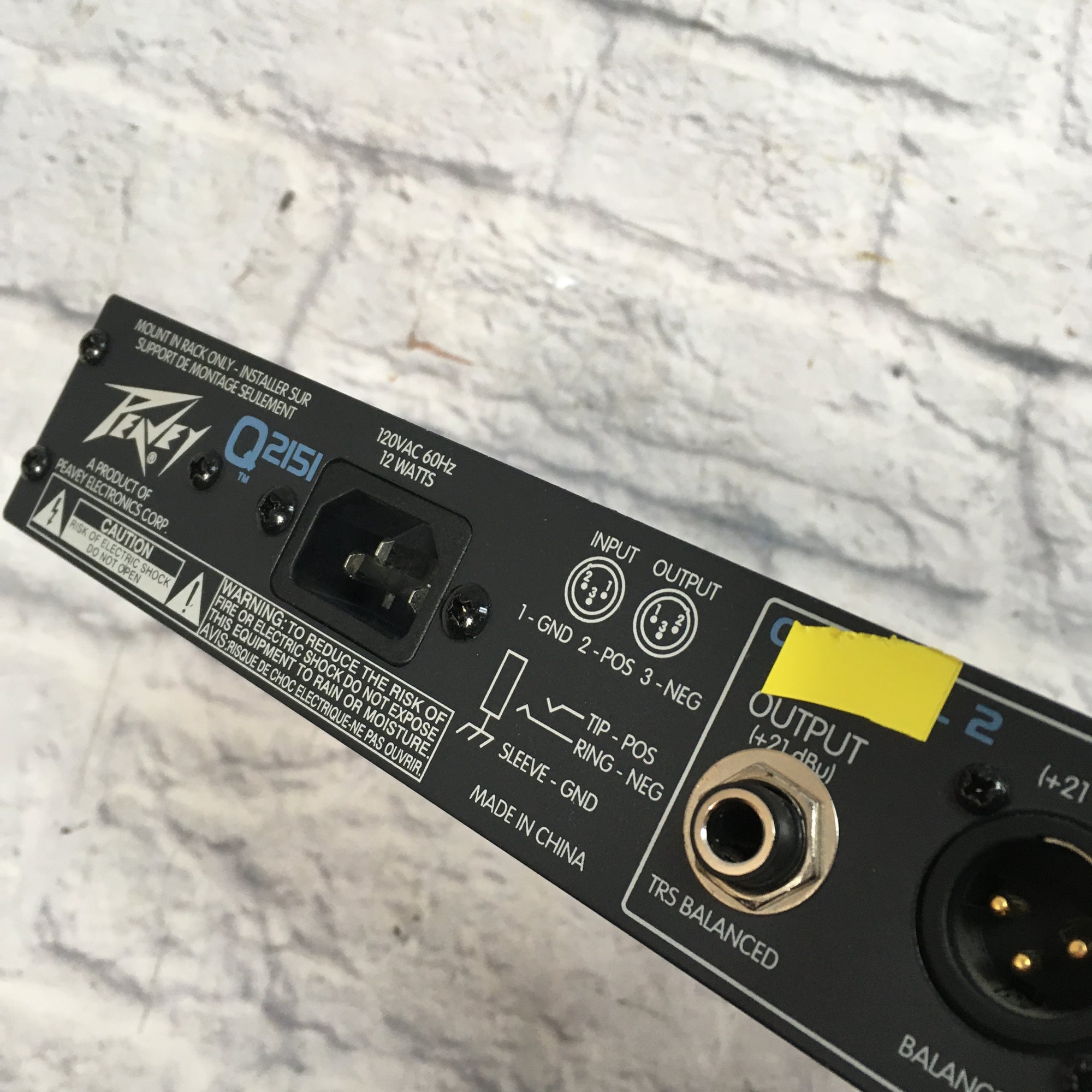 Peavey Q2151 2x15 Graphic Equalizer