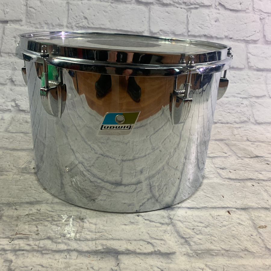 Ludwig 13 Chrome Over Vistalite Tom