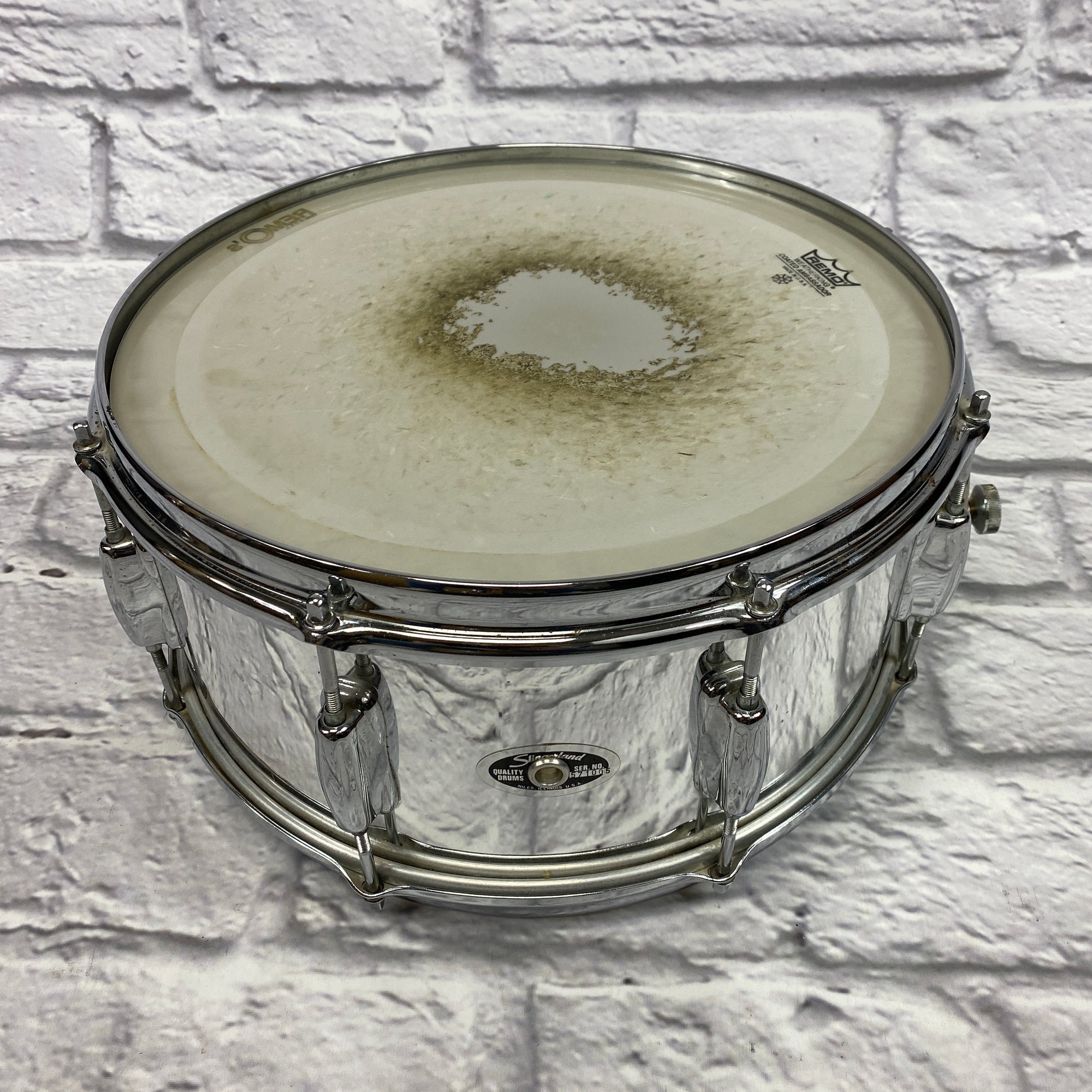 1970s Slingerland 6x14 Steel Over Wood Snare