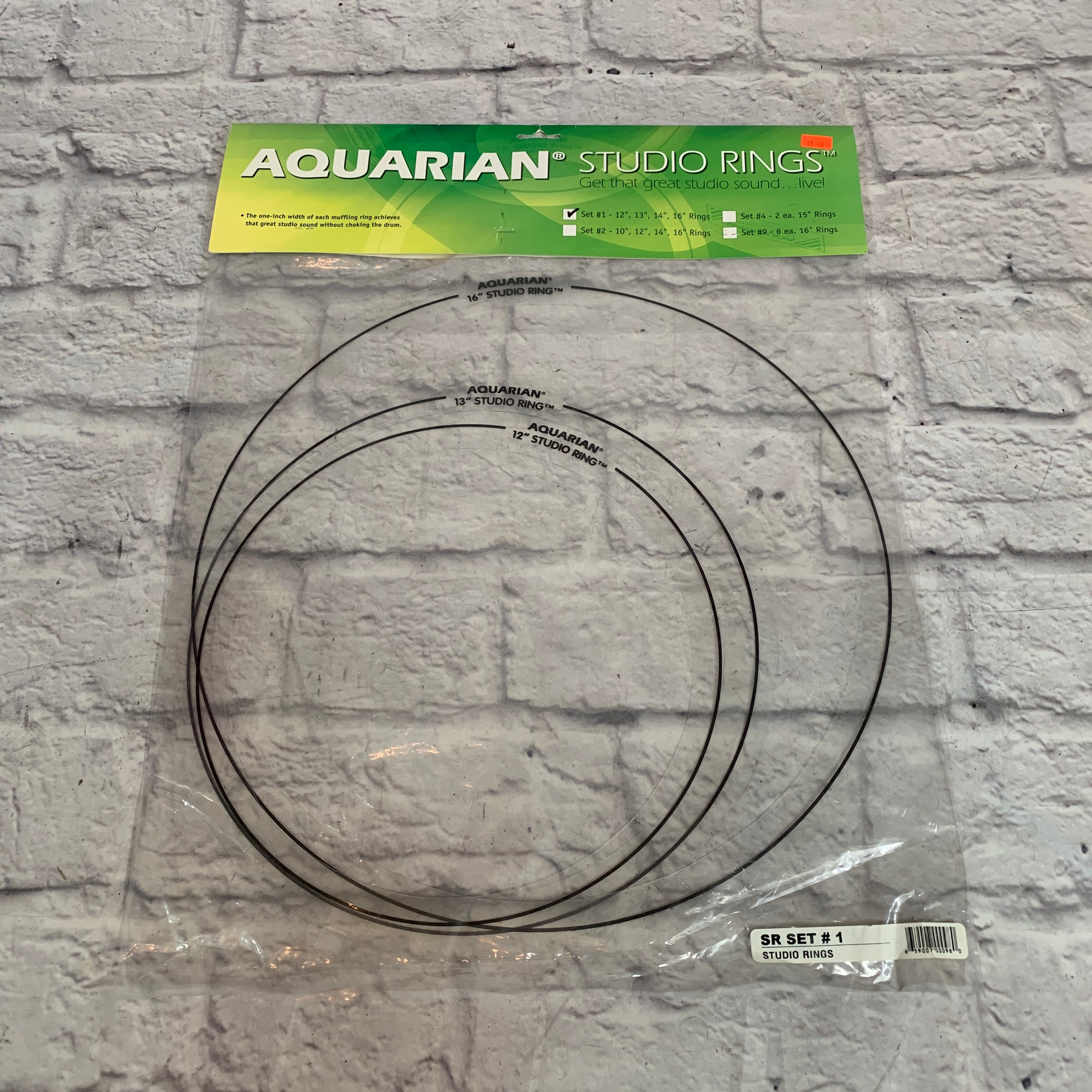 Aquarian Studio Rings Set #1 - 12",13",14",16"