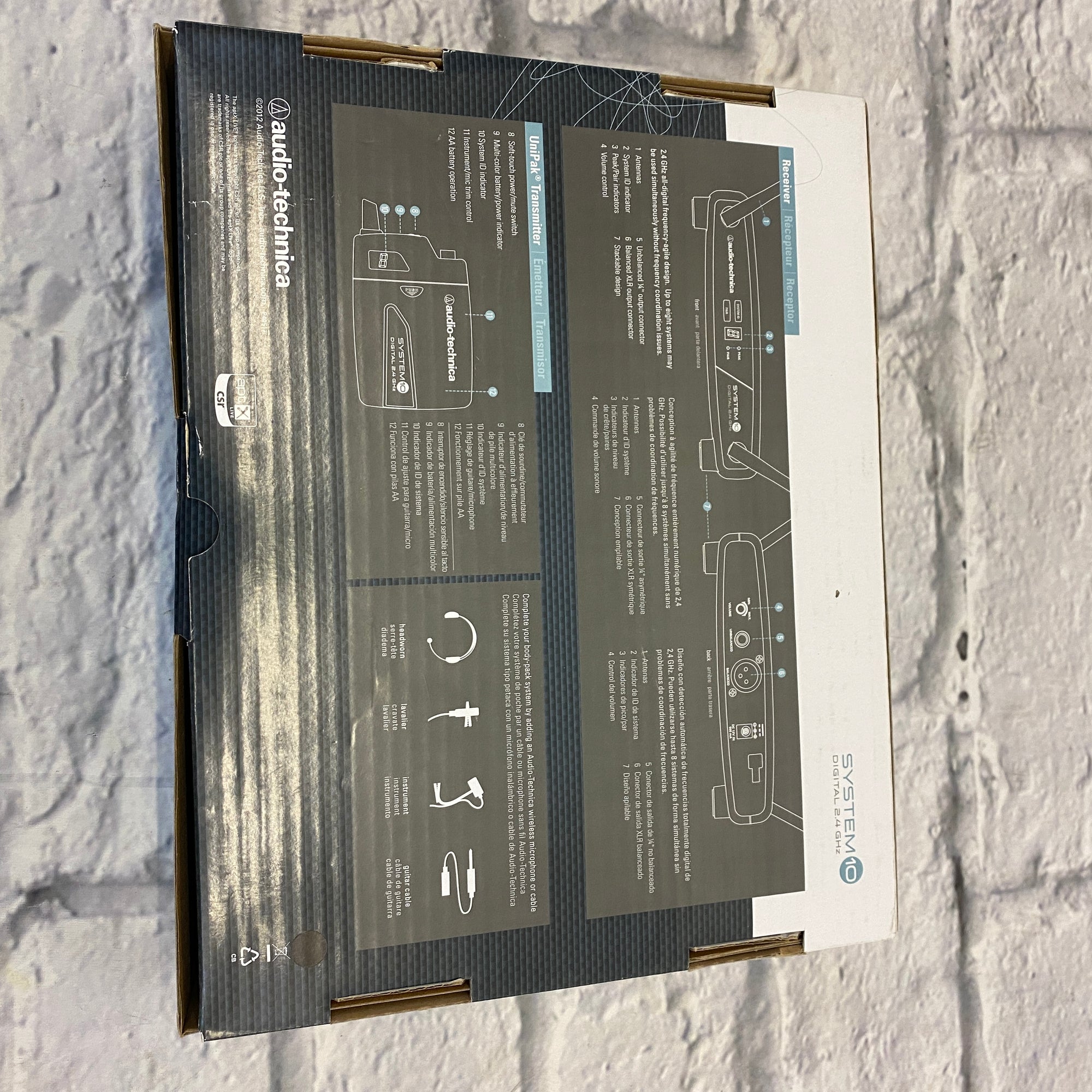 Audio Technica System 10 ATW-1101/H Wireless Microphone System