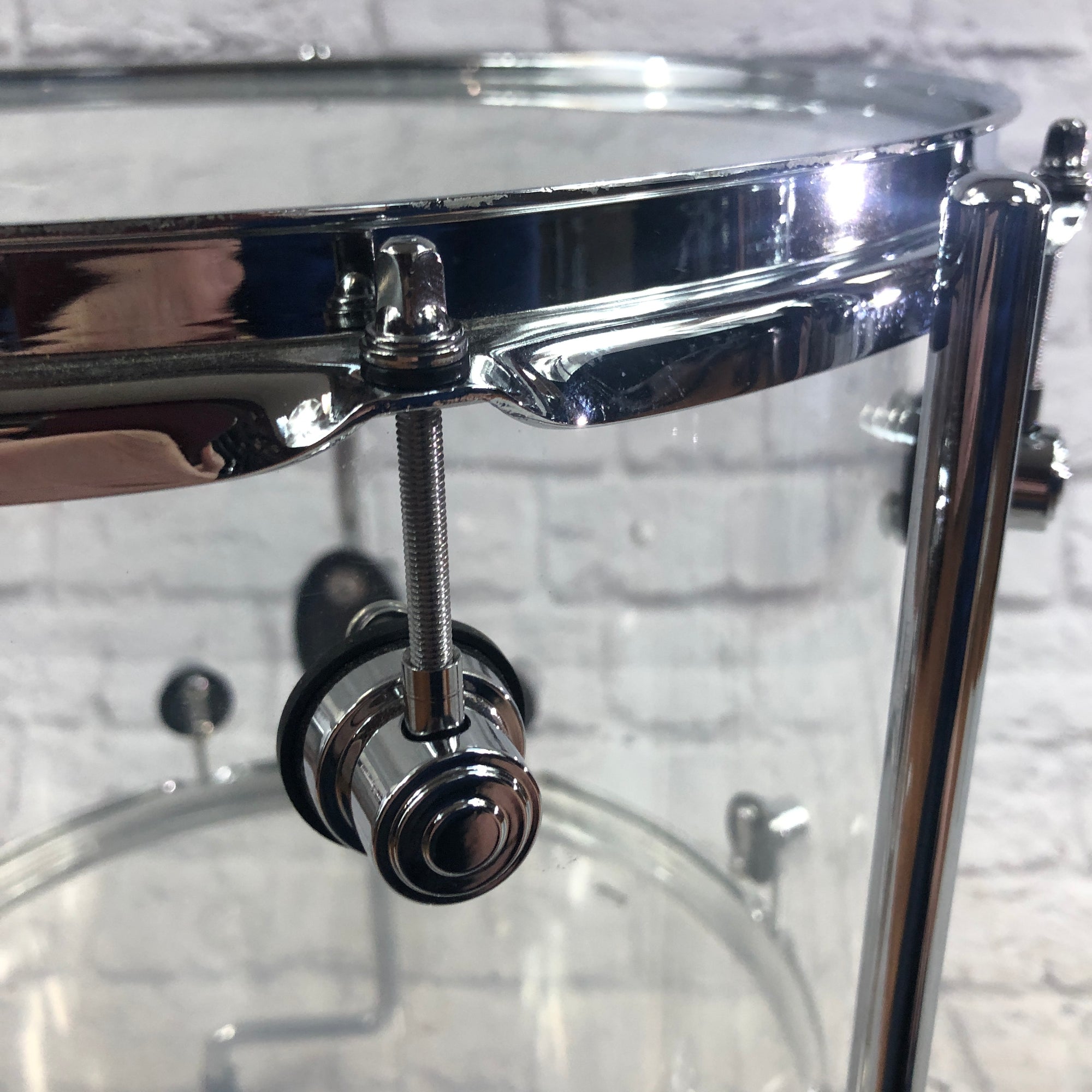 DW 14 Design Series Clear Acrylic Floor Tom