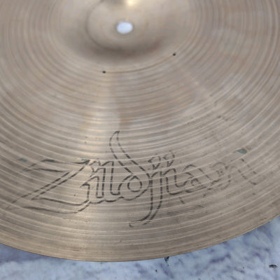 A. Zildjian 14" Hollow Logo New Beat Hi-Hat Cymbal 1978 - 1982 750g
