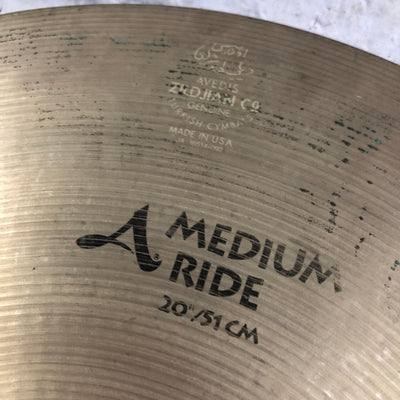 Zildjian 20 A Medium Ride Cymbal
