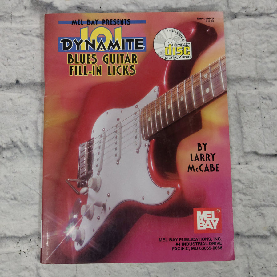 Mel Bay 101 Dynamite Blues Guitar Fill-in Licks Book