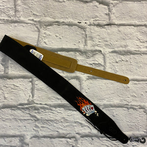 Levy's MS17E-005 Suede Guitar Strap with Playing Card Design