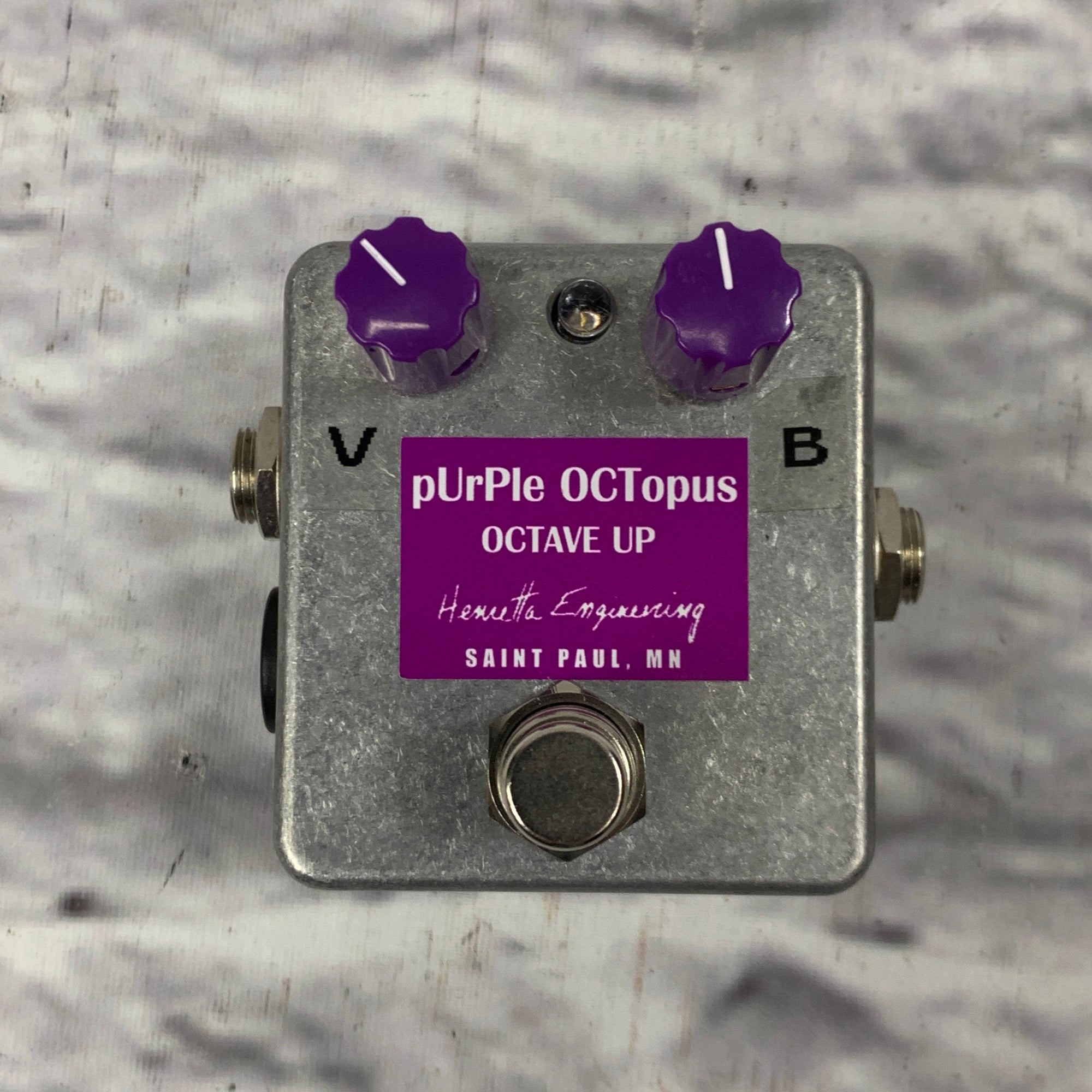 Henretta Engineering Purple Octopus Octave Up w/ Externalized Trim Controls