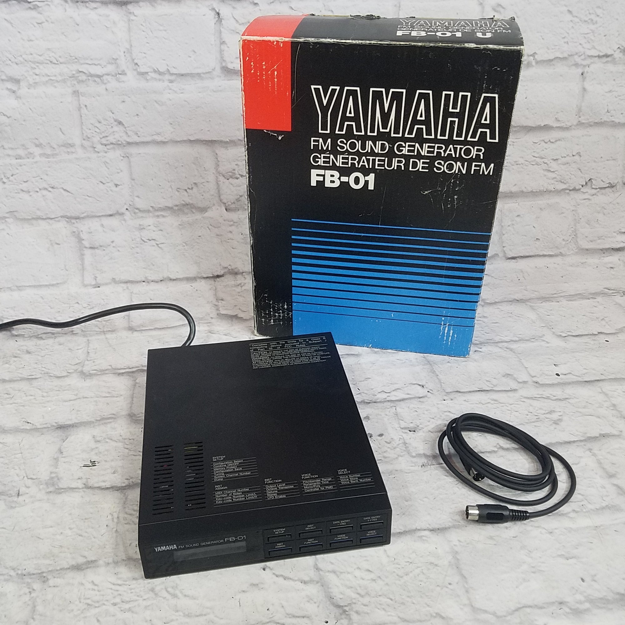 Yamaha FB-01 FM Sound Generator Midi Module with Original Box