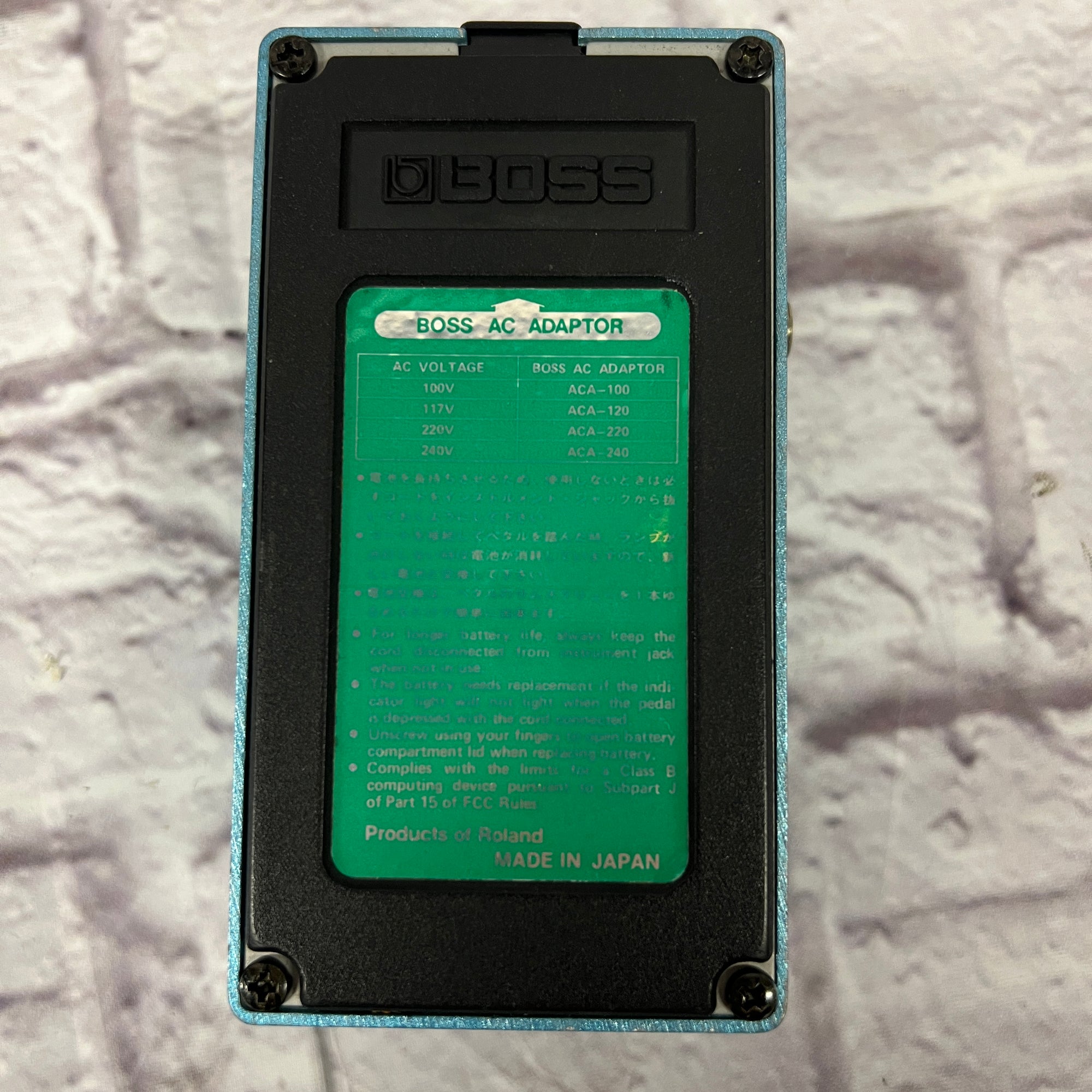 Boss CE-3 MIJ Green Label Chorus Pedal