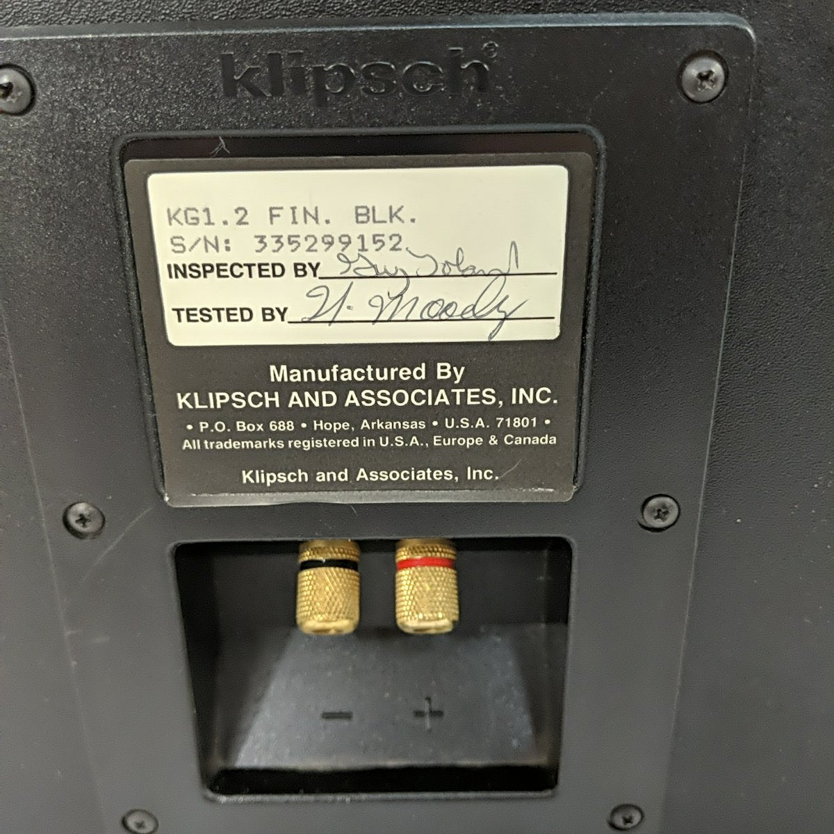 Klipsch KG 1.2 Home Audio Speakers