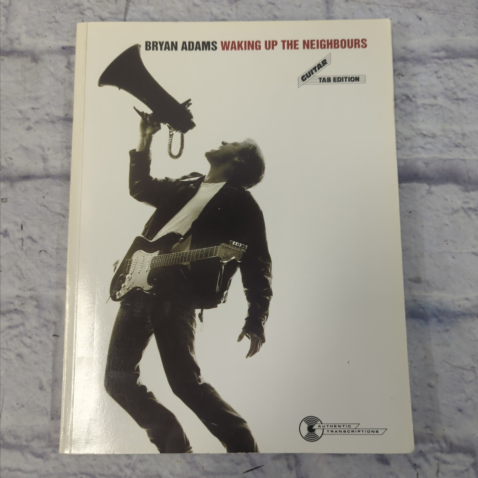 Bryan Adams Waking Up the Neighbors Guitar Tab Book
