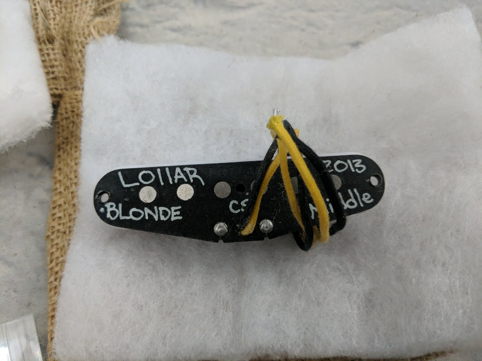 Lollar/Nash Dirty Blonde Strat pickups 2013