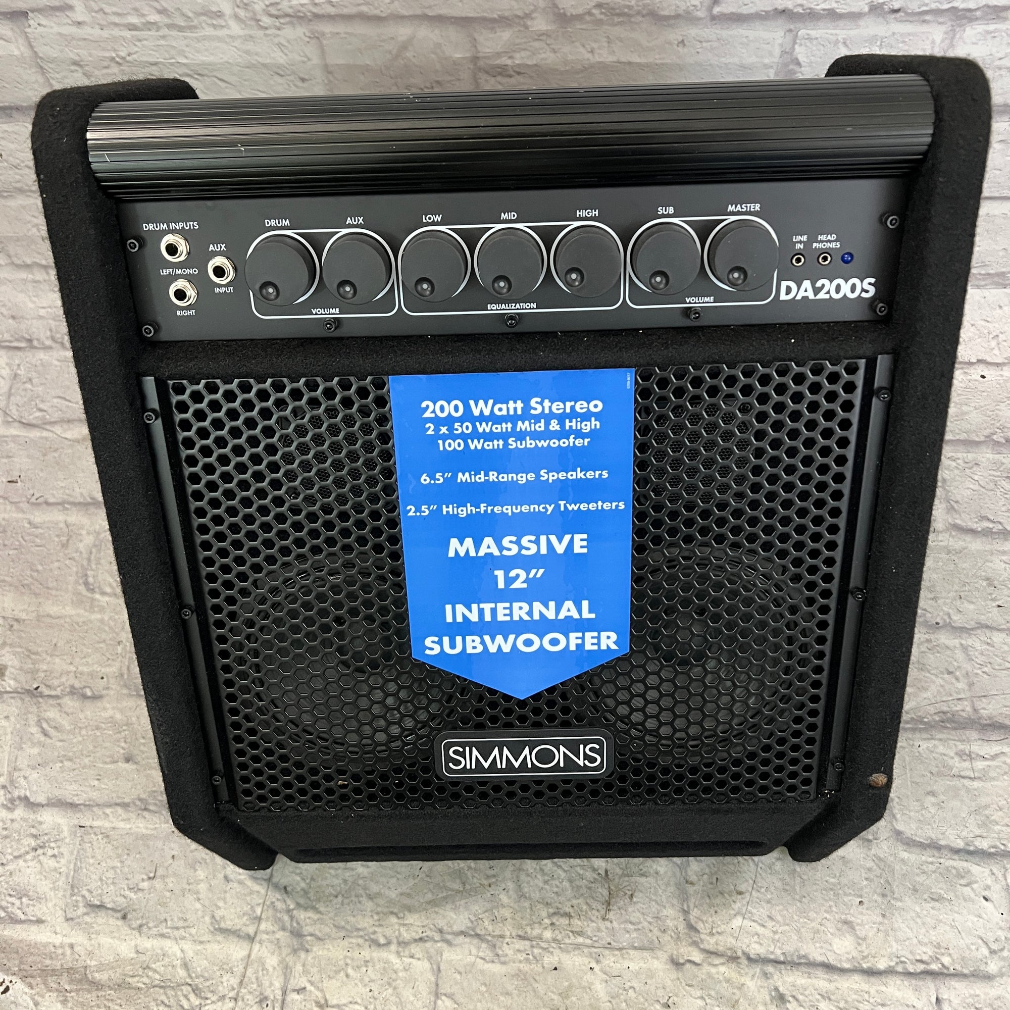 Simmons DA200S Electronic Drum Amp