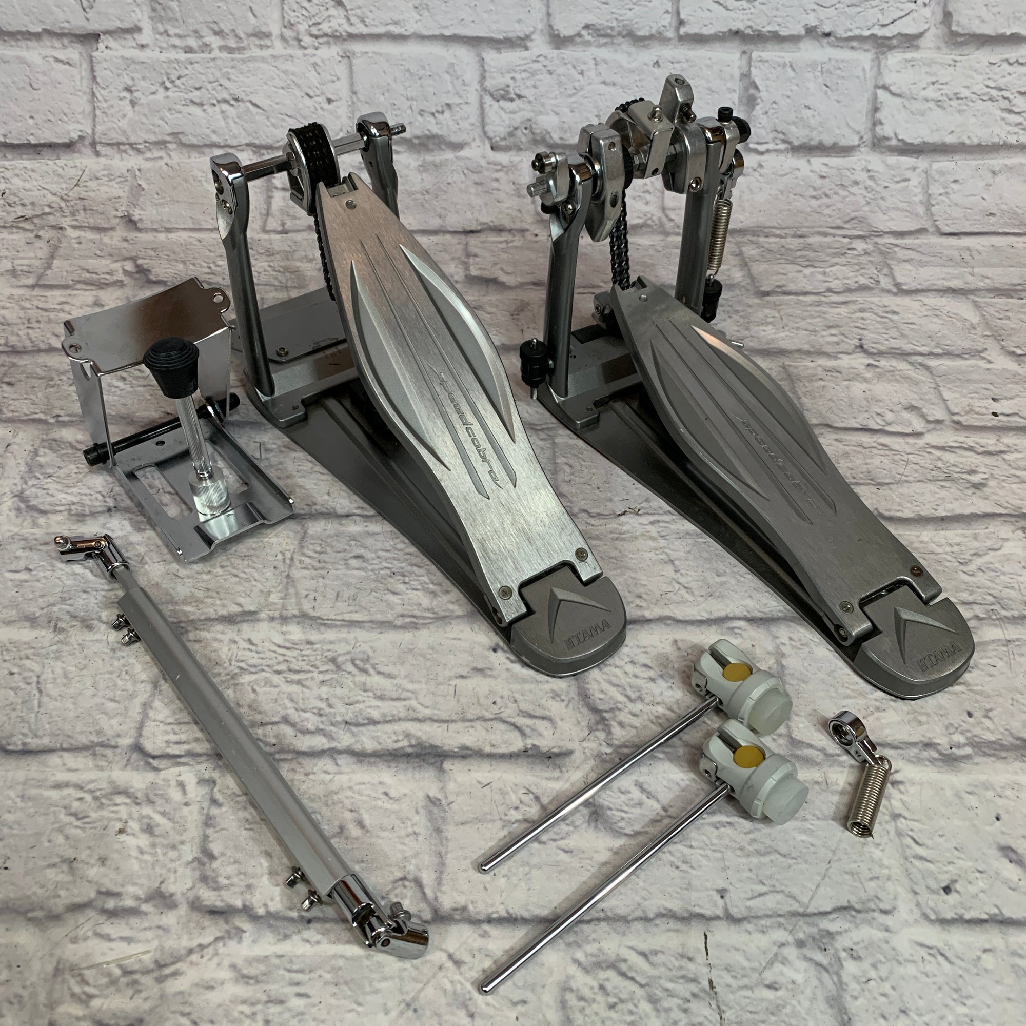 Tama HP910LWN Silver Iron Cobra Twin Pedal