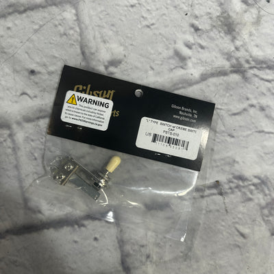 Gibson L-Type Toggle Switch with Creme Cap Parts