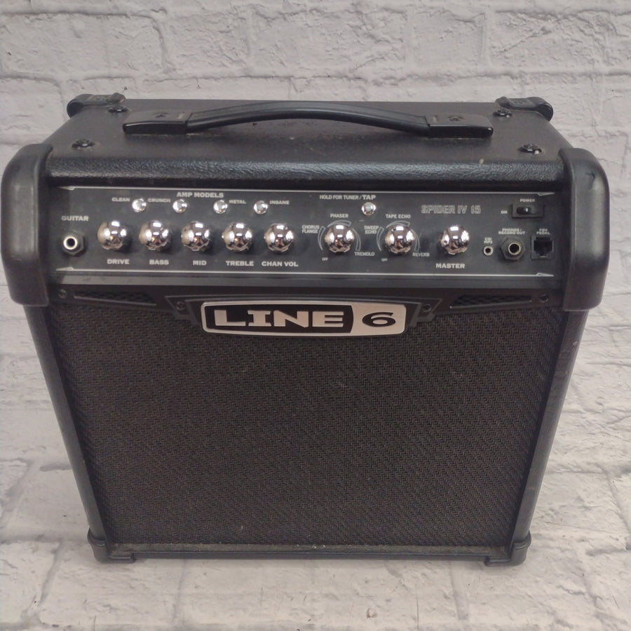 Line 6 Spider IV 15 Watt Practice Guitar Combo Amp