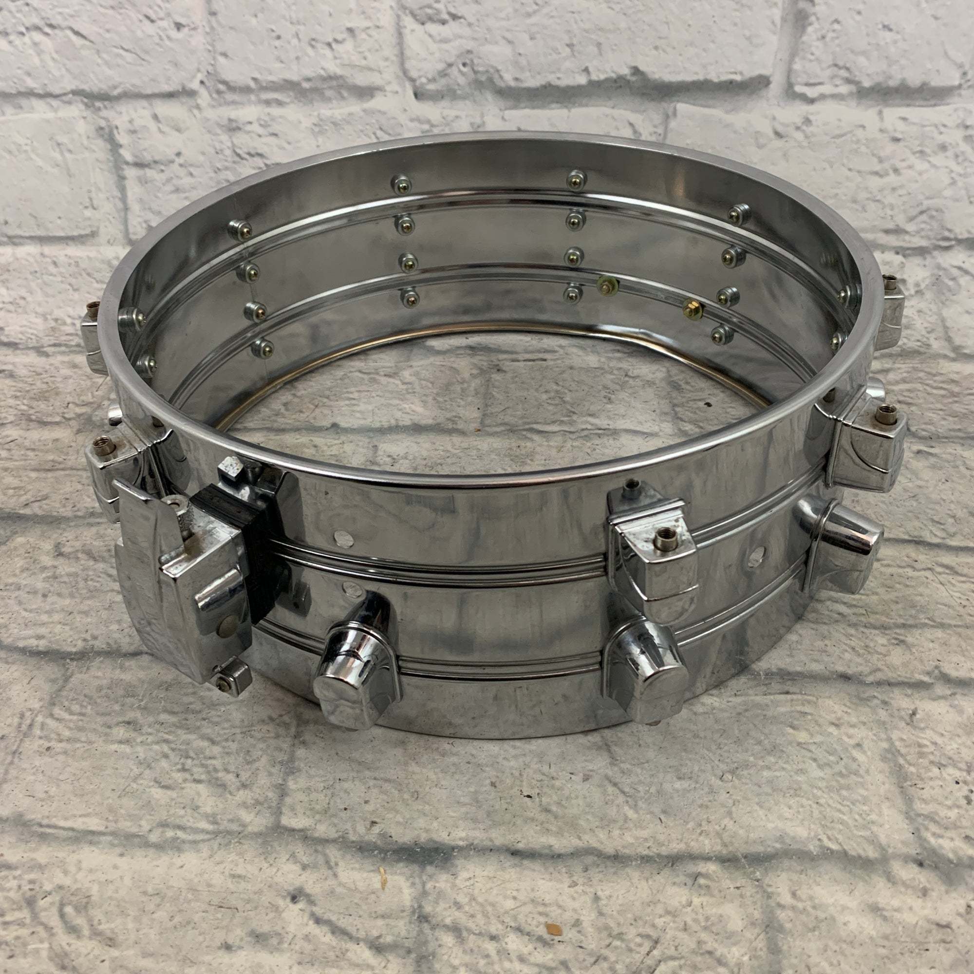 Unknown 10 Lug Steel Snare Shell