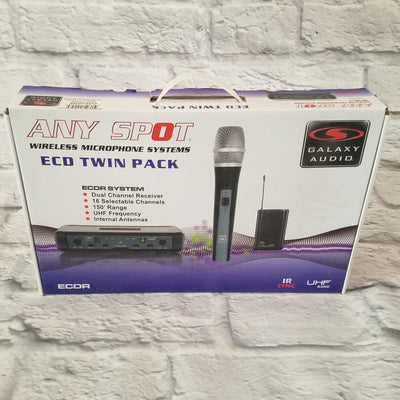 Galaxy Audio Any Spot ECDR Wireless Microphone System - New Old Stock!