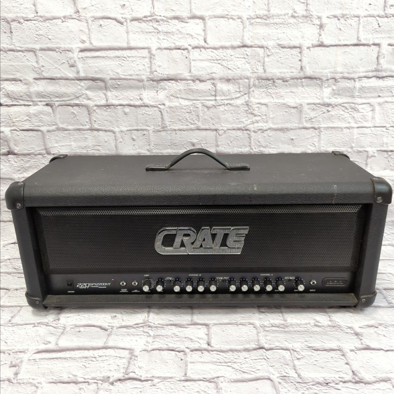 Crate GFX-2200HT 220w Solid State Head w/ DSP Guitar Amp Head