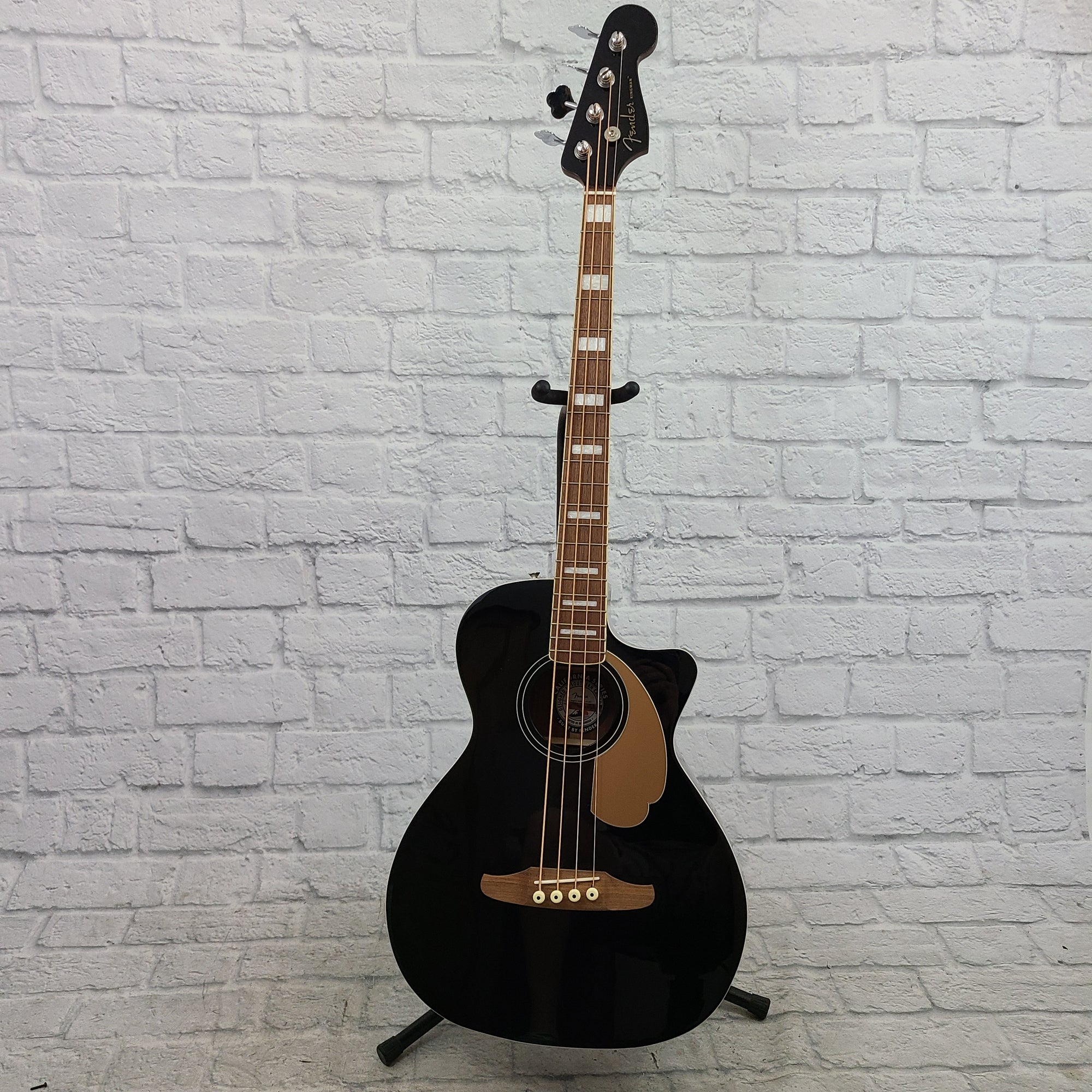 Fender Kingman V2 Acoustic-Electric Bass - Black